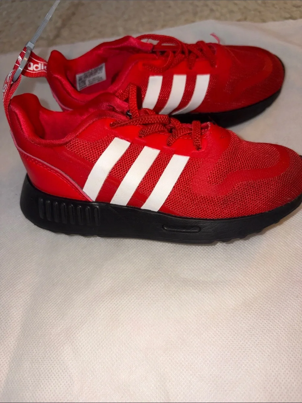adidas Originals Multix Scarlet Red White Black Toddler Size 8K GW5539